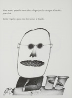 Le cornichon (Braille) (et les pots), dessin publié dans <em>Linnéaments</em> de André Balthazar et Roland Breucker paru aux Editions Le Daily-Bul en 1997